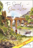 Son-in-Law Birthday card - Jonny Javelin