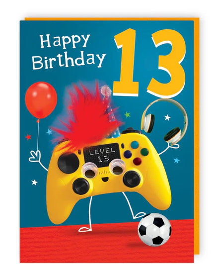 Level 13 - 13th Birthday card