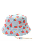 Strawberry sun hat 0-12 months - Ziggle Baby