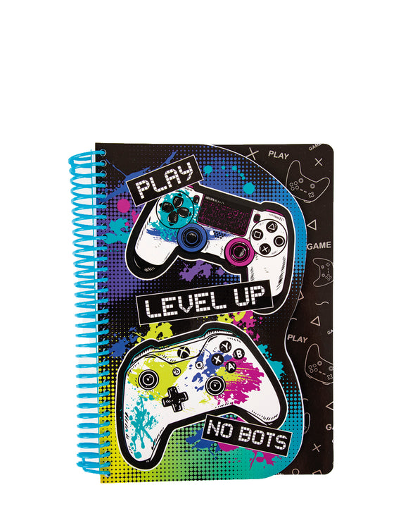 Level Up! A5 spiral notebook
