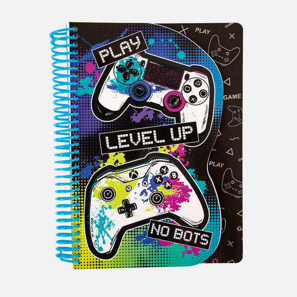 Level Up! A5 spiral notebook