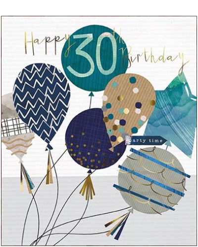 Happy 30th Birthday card