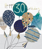 Happy 30th Birthday card