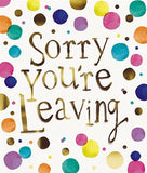 You're Leaving card