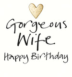 Gorgeous Wife - Birthday card