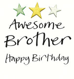 Awesome Brother - Birthday card