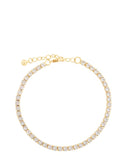 Gold CZ Crystal Bracelet - Indulgence Jewellery