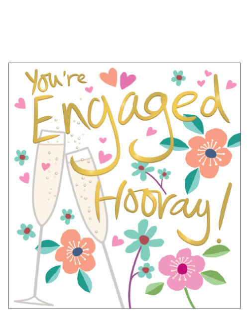 Hooray! - Engagement card