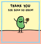Thank you for BEAN so great card