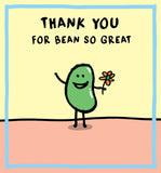 Thank you for BEAN so great card