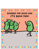 It's Bean Fun - leaving card