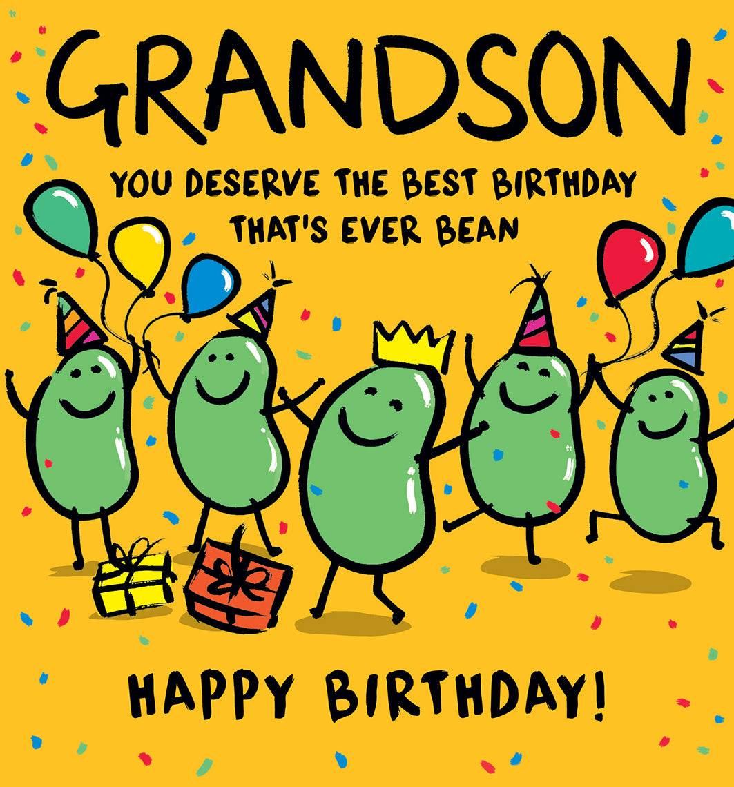 Grandson, you deserve the best Birthday that's ever been card