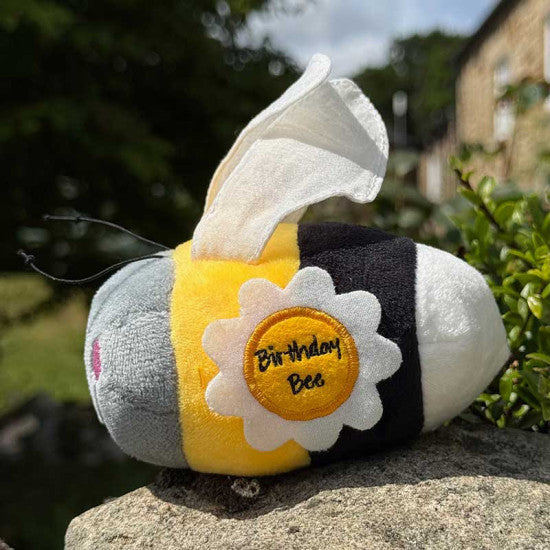 Birthday Bee - Alex Clark plush busy bee