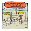 So many likes  - Natural Yoghurt greetings card