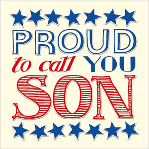 Proud, son - Emma Bridgewater Birthday card