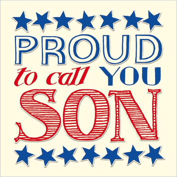 Proud, son - Emma Bridgewater Birthday card