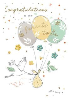 Congratulations to the the Parents to be card