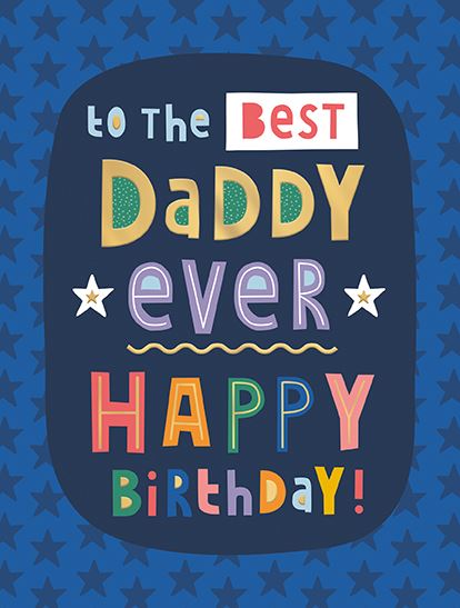 Best daddy ever - birthday card