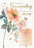 On the sad loss of your Mum - Sympathy card