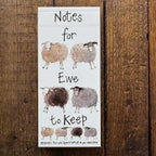Notes for Ewe magnetic listpad - Alex Clark Art