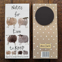 Notes for Ewe magnetic listpad - Alex Clark Art