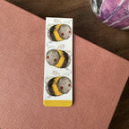 Alex Clark magnetic bookmark - bumble bees