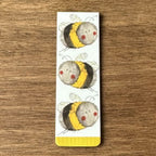 Alex Clark magnetic bookmark - bumble bees
