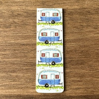 Alex Clark magnetic bookmark - caravan