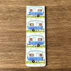Alex Clark magnetic bookmark - caravan