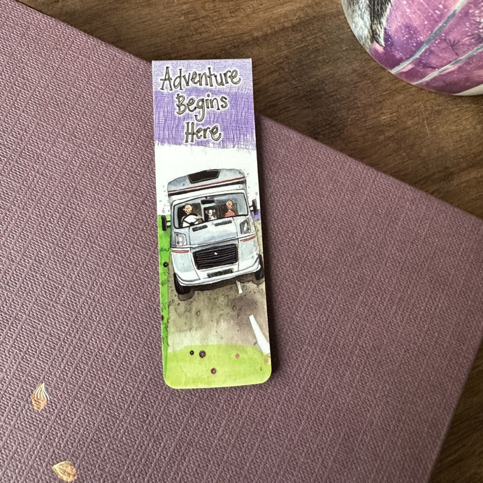 Alex Clark magnetic bookmark - Motorhome