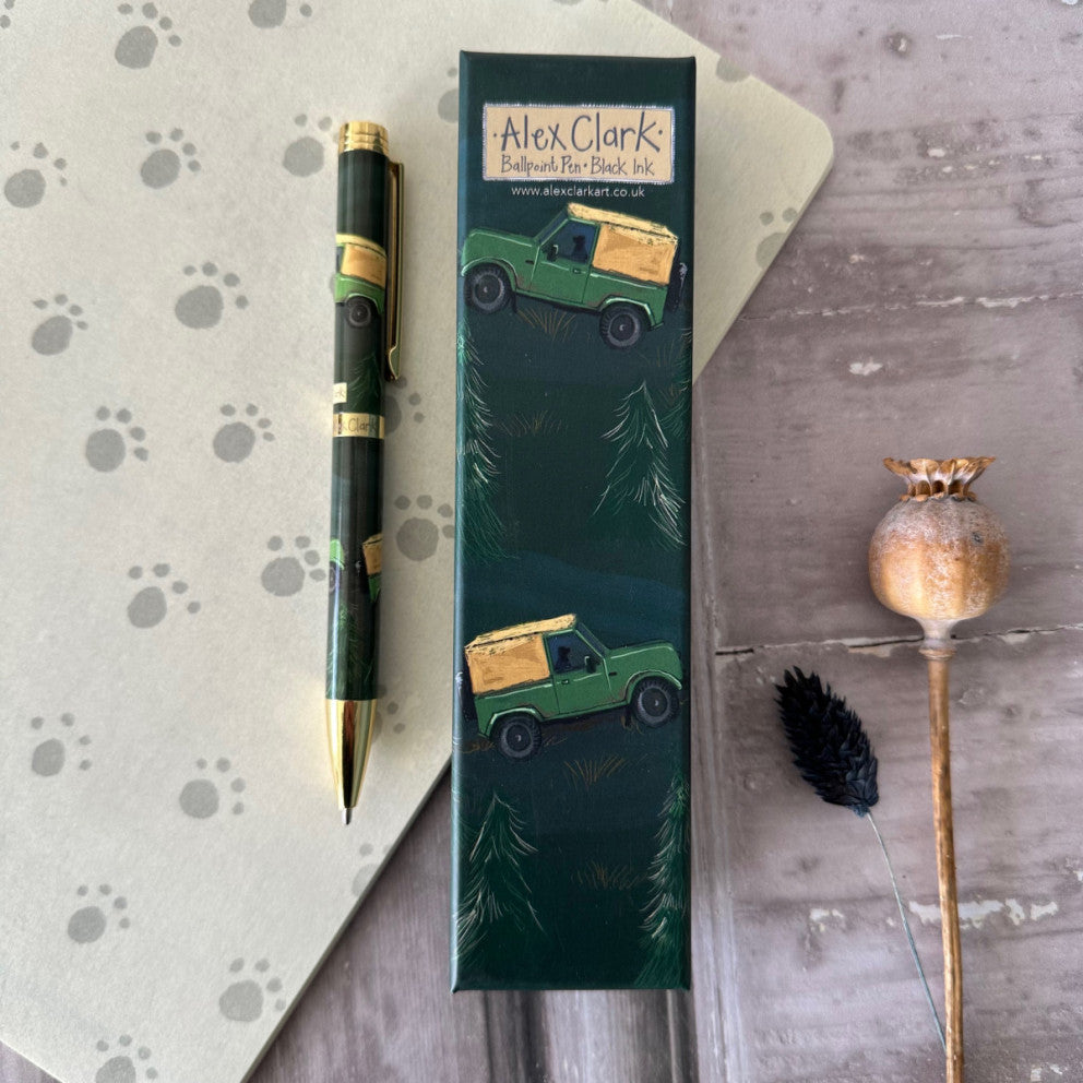 Alex Clark ballpoint pen- off road