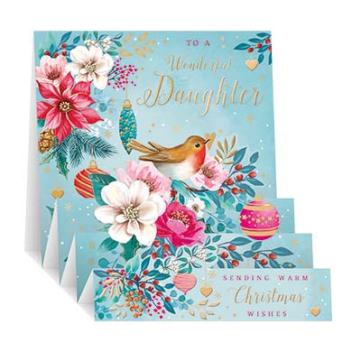Daughter - Pop up Christmas card