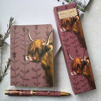 Alex Clark ballpoint pen- highland cow