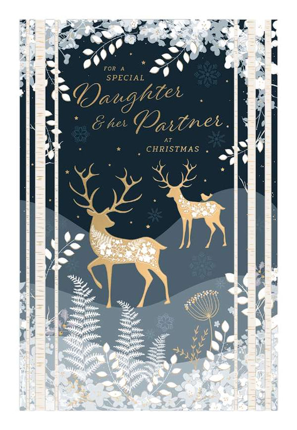 Daughter and Partner Christmas card