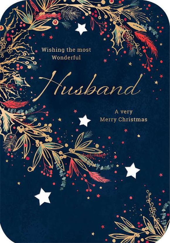 Husband Christmas card