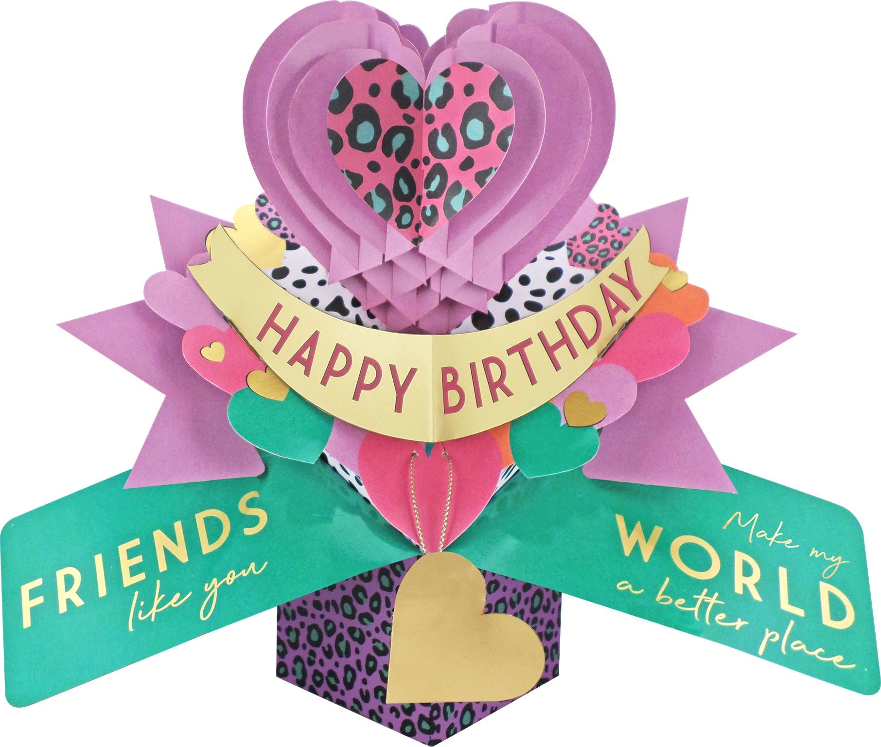 Friends - 3d Second Nature pop up card