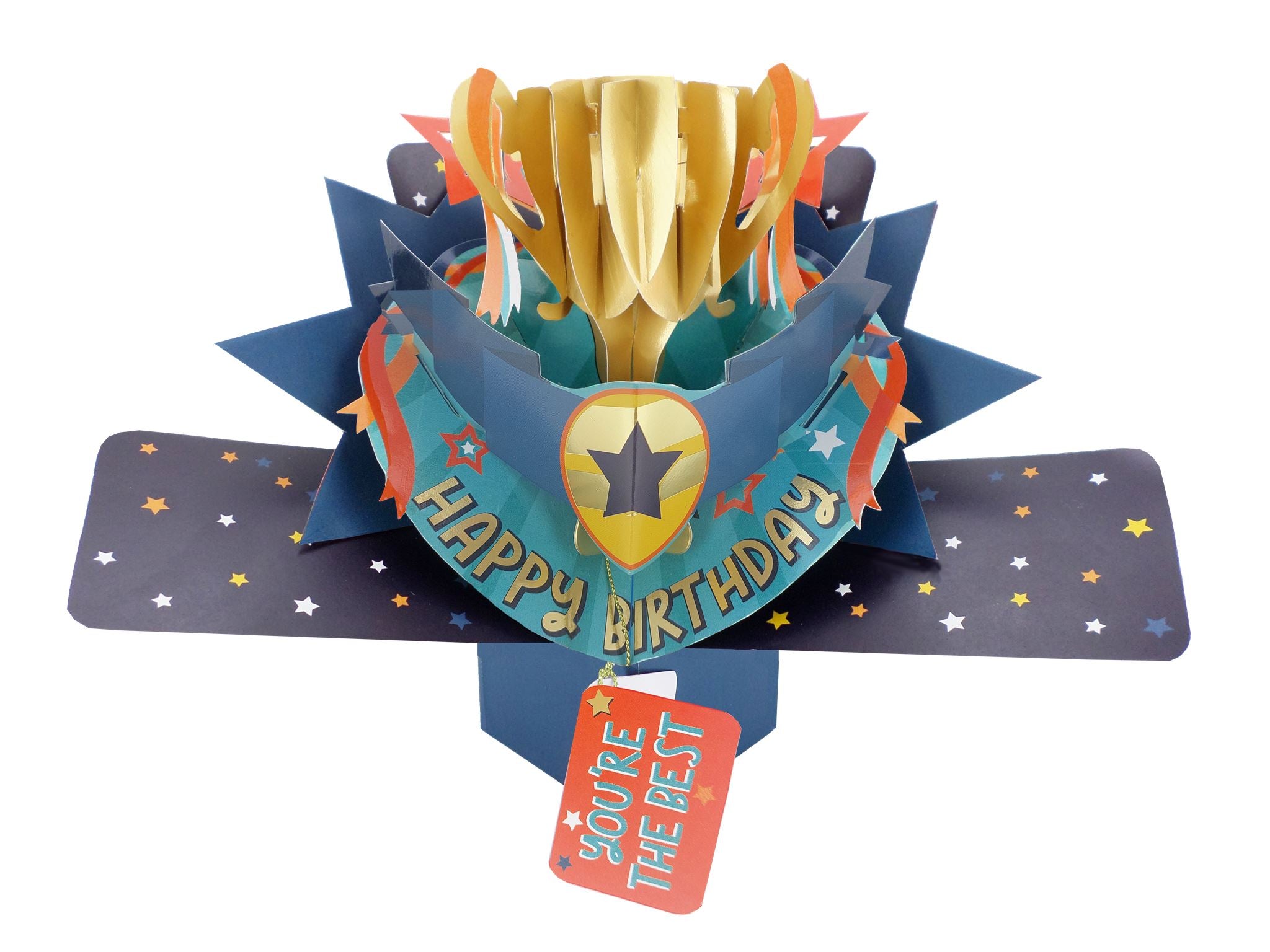 You’re the best, Happy Birthday - 3d Second Nature pop up card