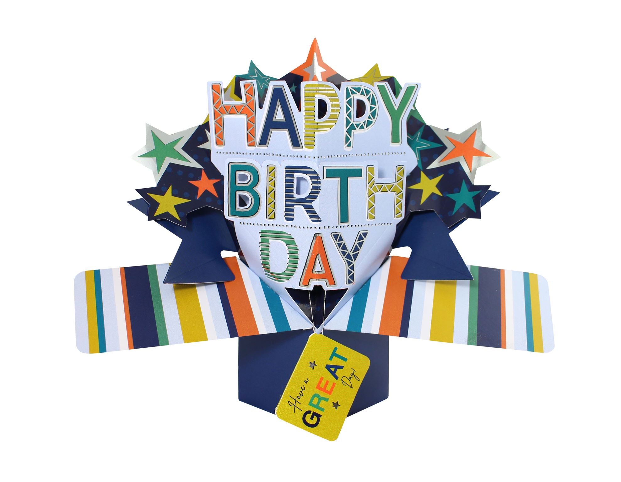 Have a great day Happy Birthday - 3d Second Nature pop up card