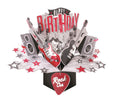 Rock on, Happy Birthday - 3d Second Nature pop up card