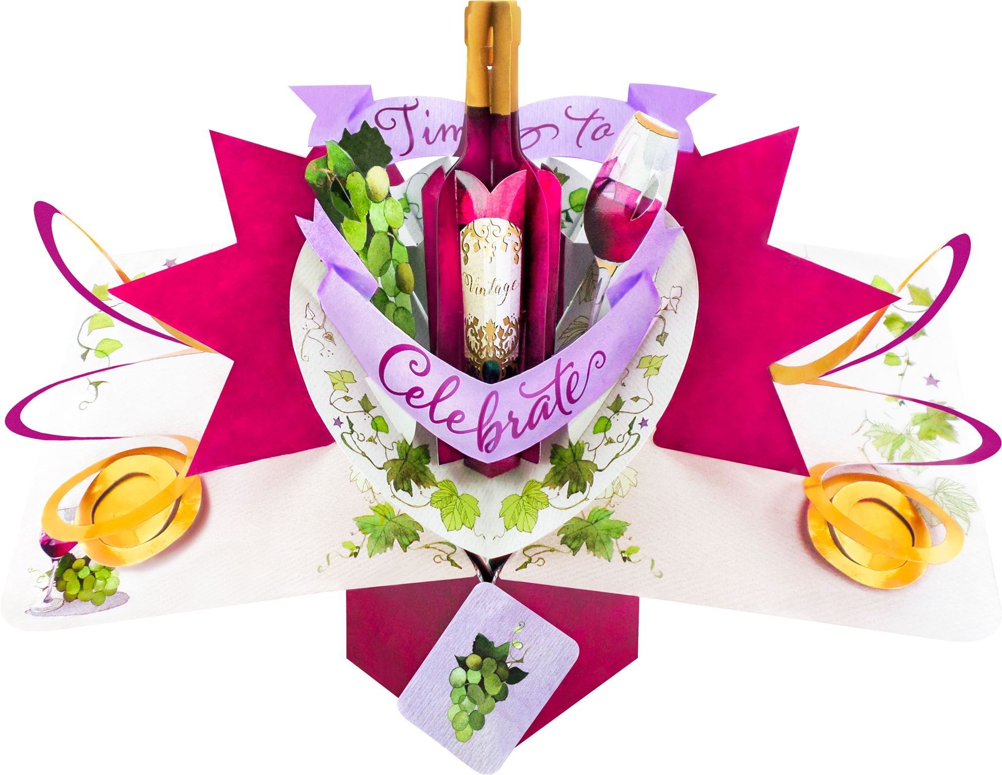 Celebrate- 3d Second Nature pop up card