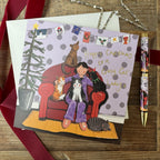 Alex Clark Crazy Cat Lady - Christmas Card
