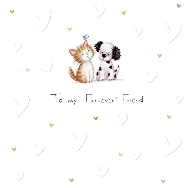 Fur-ever friend -  Birthday card