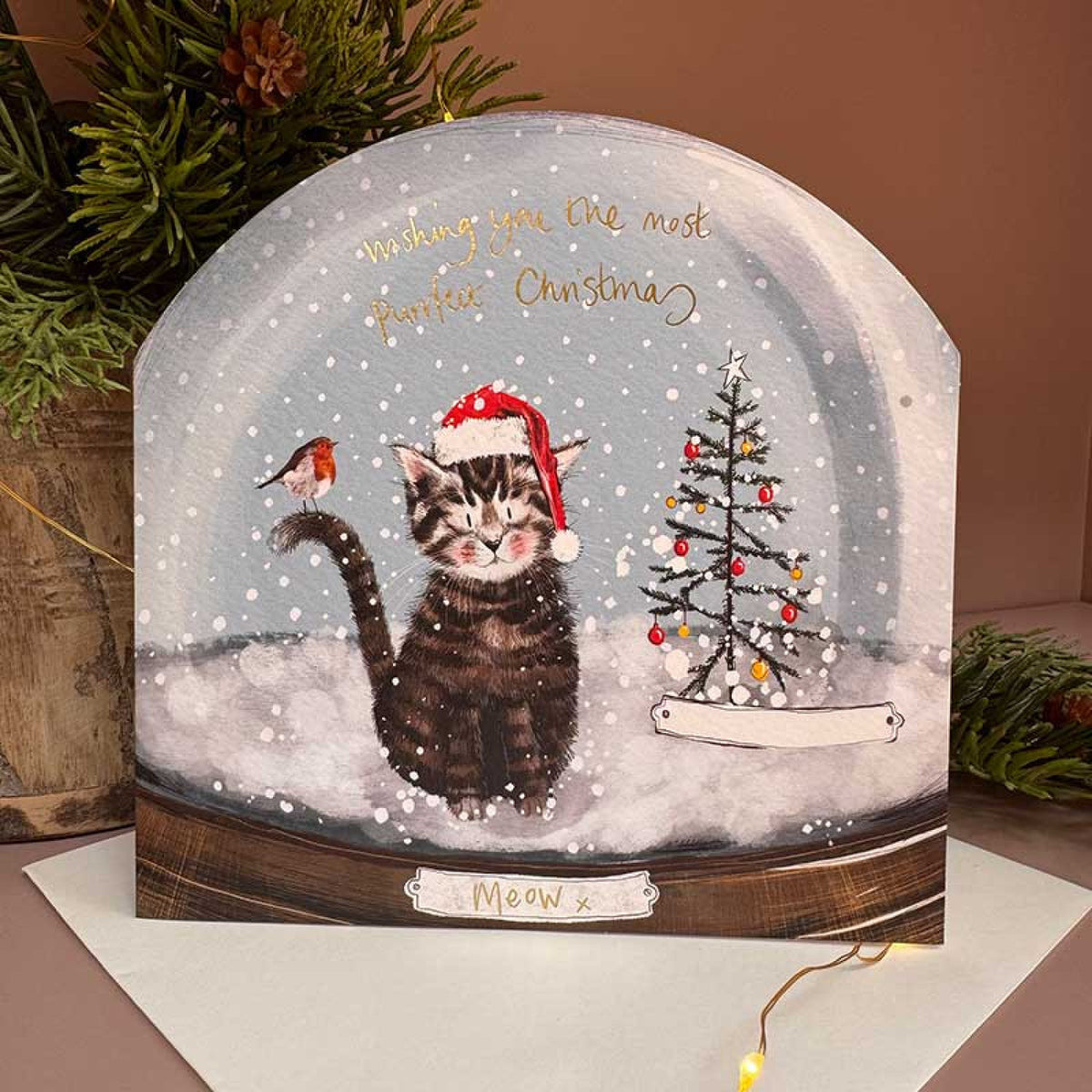 Alex Clark Purrfect Christmas - Christmas Card
