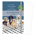Little Dog Laughed Full of People - A6 Notebook