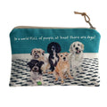 Little Dog Laughed Full of People - Card Purse