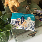 Little Dog Laughed Full of People - Card Purse