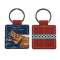 Little Dog Laughed Hugs - Keyring
