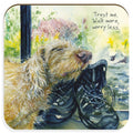 Little Dog Laughed Walk More - Coaster