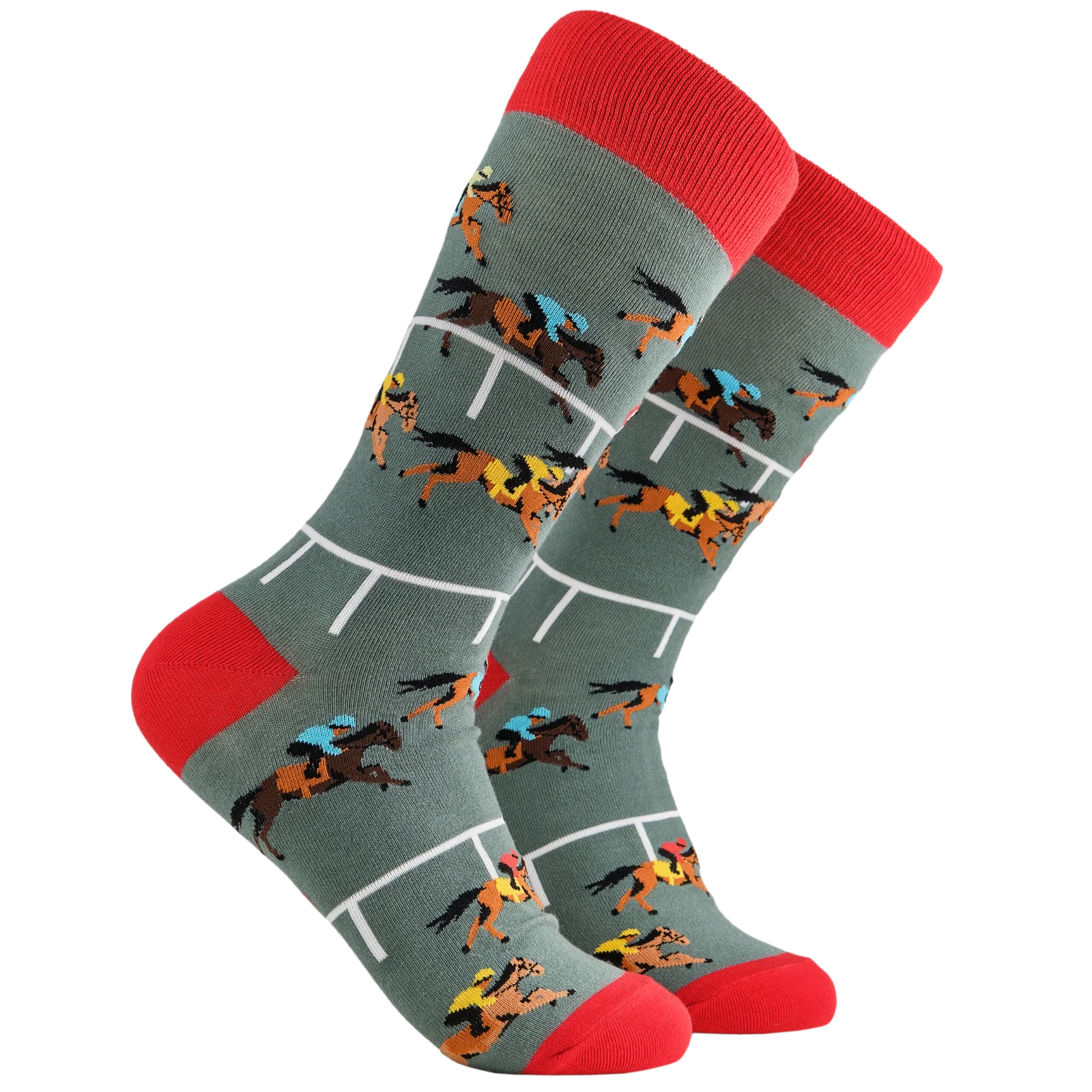Socktopus adult socks-horse racing size 9-12