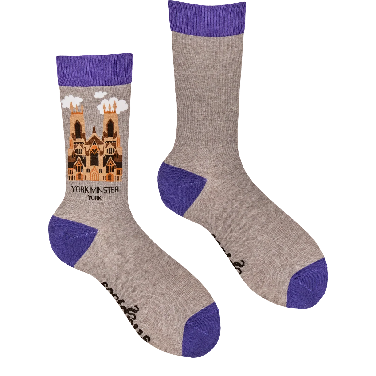 Socktopus socks, adult -york minster size 4-8